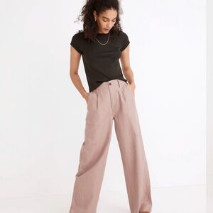 Madewell Wide Leg Pants in Dusty Rose Size 2 Tall